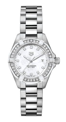 TAG Heuer Aquaracer 300M Quartz 27 Stainless Steel / Diamond / MOP - Diamond / Bracelet
